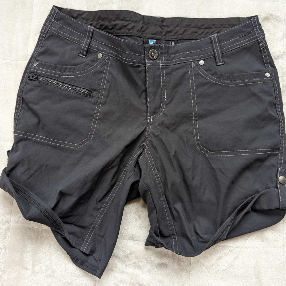 KUHL Button Shorts Mountain Hiking Size 10 Women's